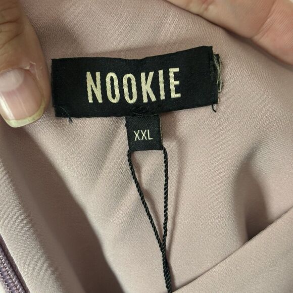 NWT Revolve Nookie Divine Dusty Rose Sweetheart Midi Dress Women’s Size XXL - Picture 6 of 11